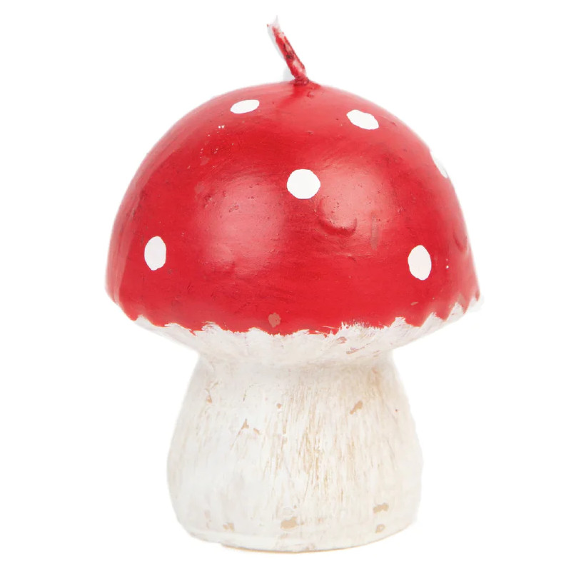 Kindergeburtstag-Kerze-roter-Pilz-klein-1