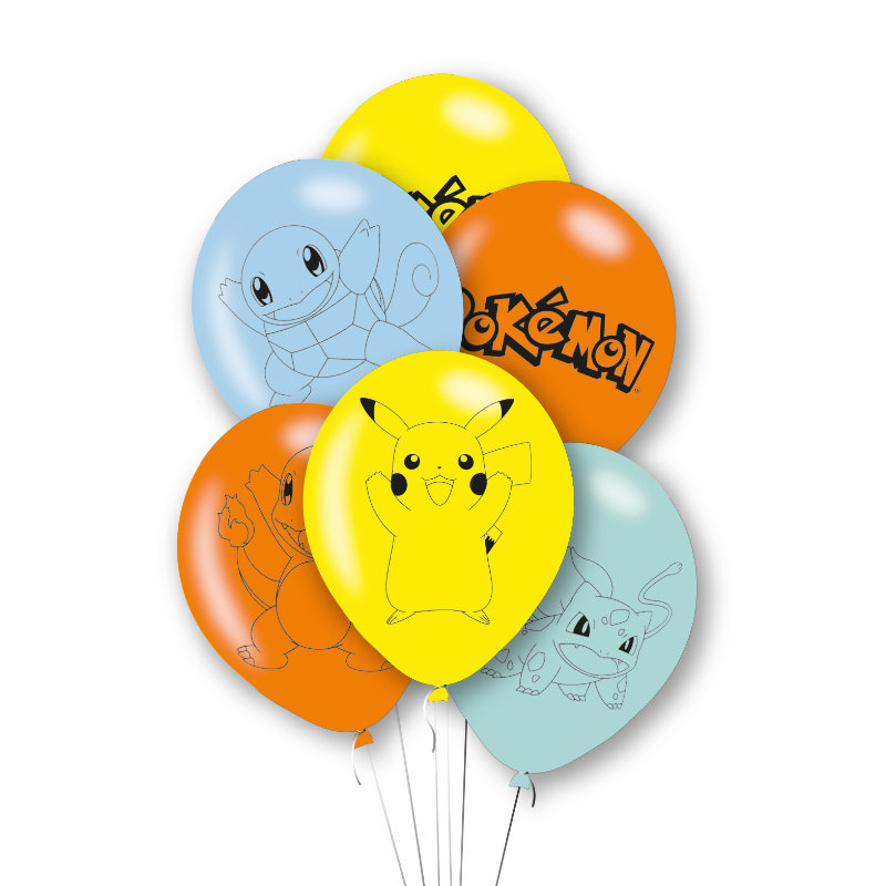 Kindergeburtstag-Luftballons-Pokemon