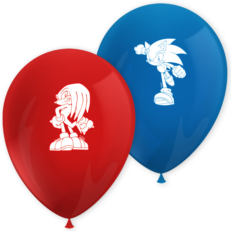 Ballons Sonic, 8 pcs.