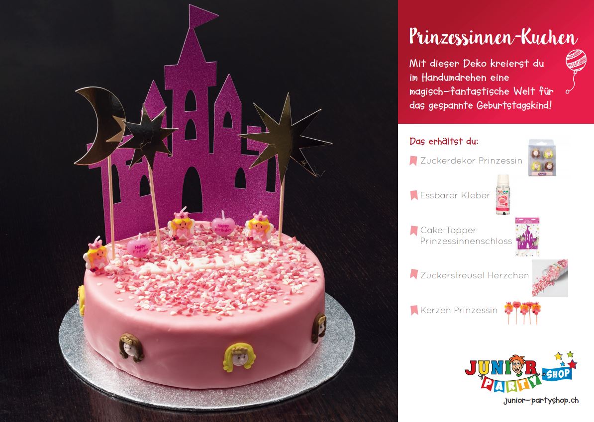 Anleitung Kuchen Prinzessin