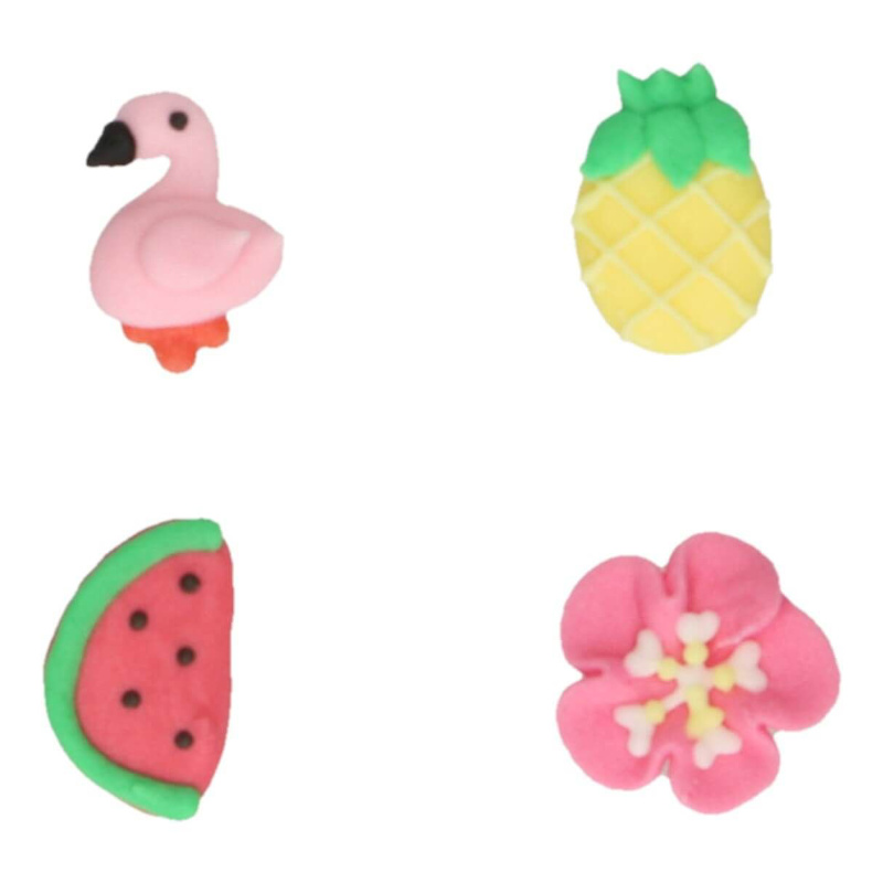 Kindergeburtstag-FunCakes_Zuckerdekor_Tropical_8_Stk_1