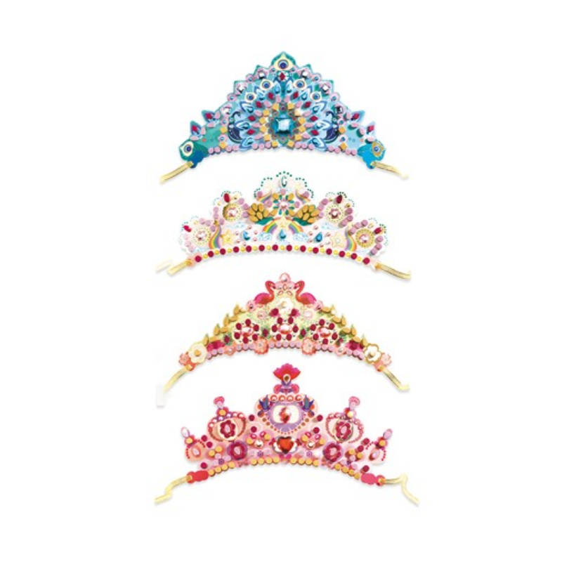 Kindergeburtstag-Djeco_Mosaik_Diademe_Prinzessin_2