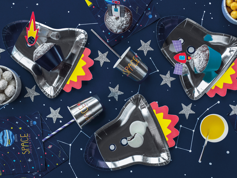 raum, rakete, raumschiff, maske, sterne