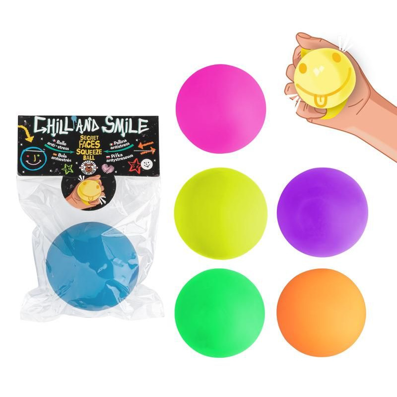 Kindergeburtstag-Quetsch-Ball-Secret-Face
