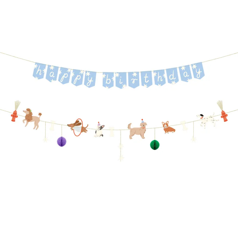 Kindergeburtstag-Girlande-Happy-Birthday-Hunde-1