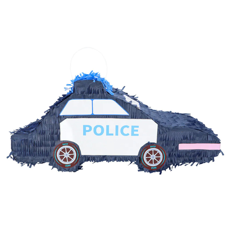 Kindergeburtstag-Pinata-Polizeiauto-2
