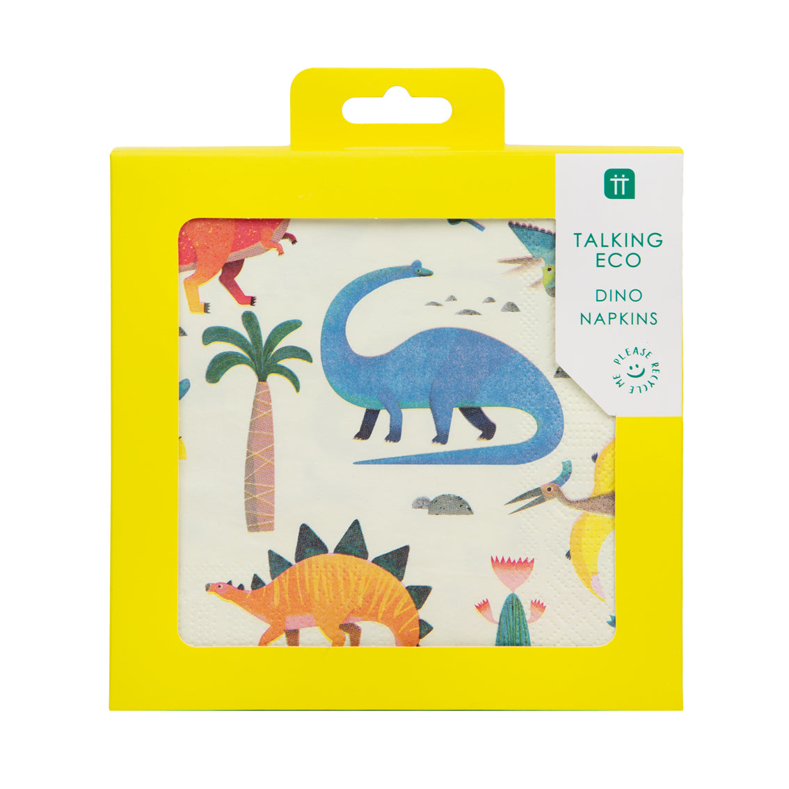 Napkin, Dino, Dinosaurs, Wildlife, Pattern