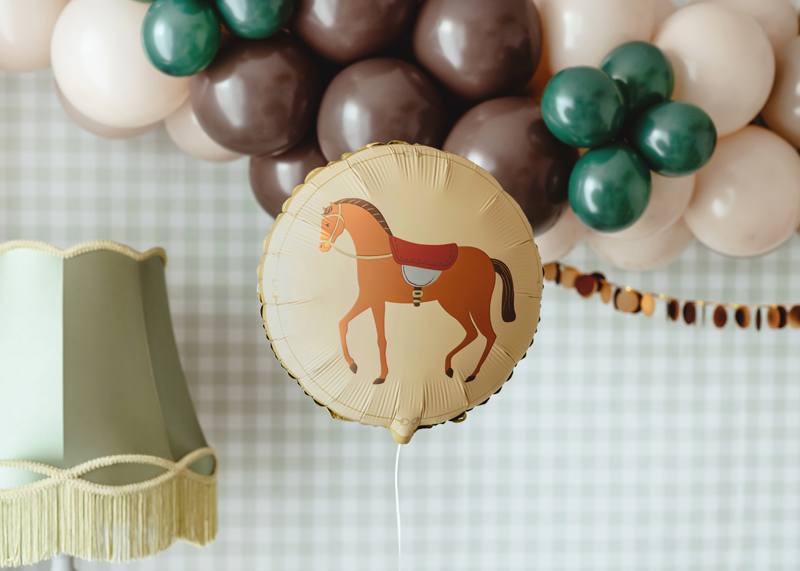 Ballon, Dekoration, Pferd, Ballon mit Pferdemotiv, Birthday decor