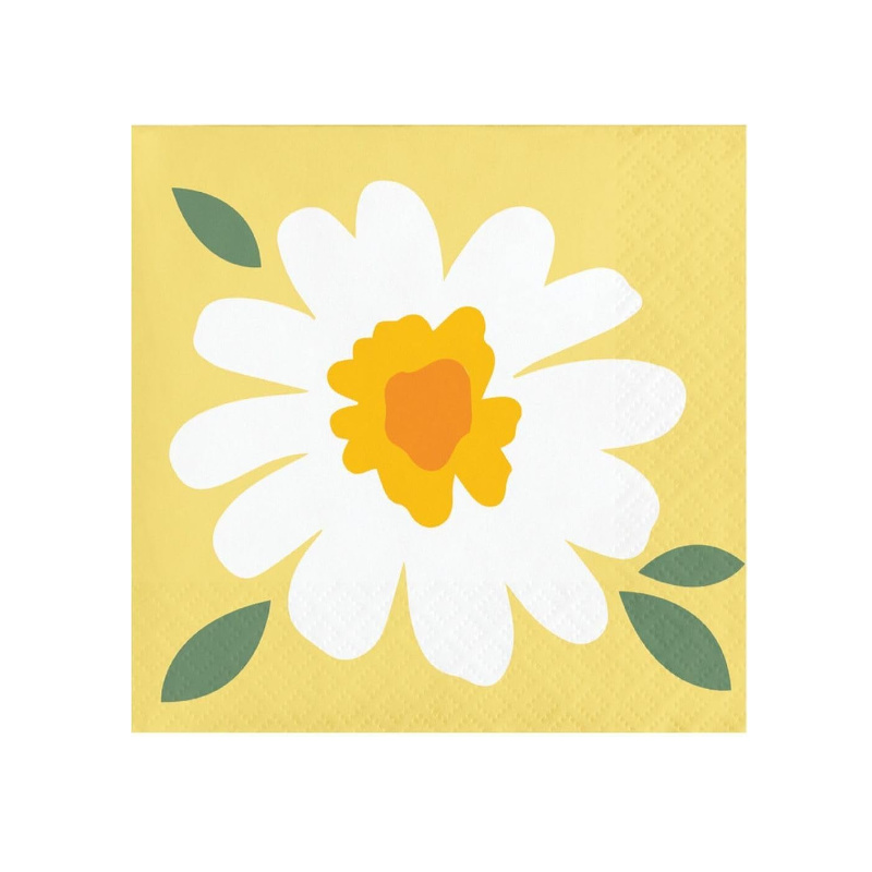 Petites serviettes Marguerite, 8 pcs.