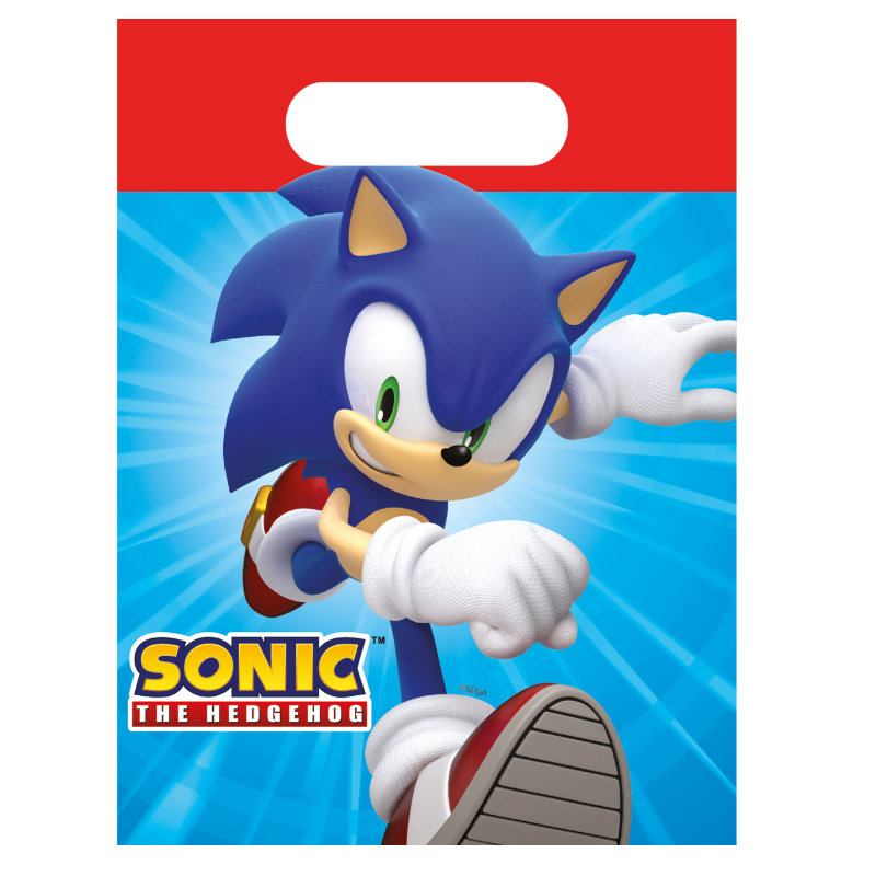 Sacs de fête Sonic, 4 pcs.