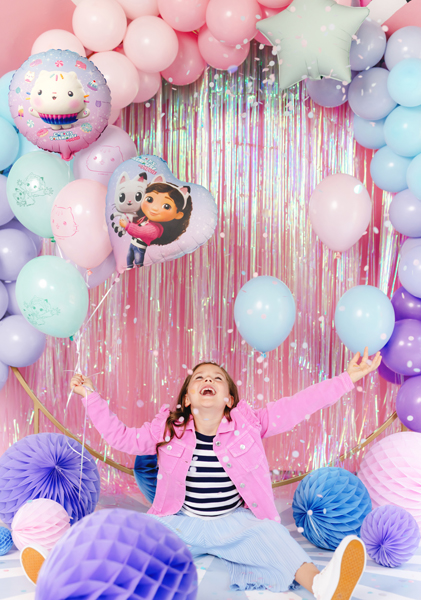 balloons, ballons, feestvreugde, meisje, verjaardag