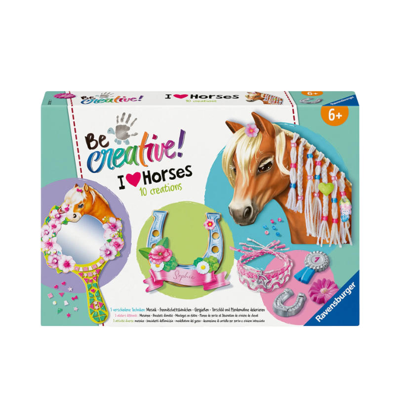 Kindergeburtstag-Becreative-Bastelset-Horses