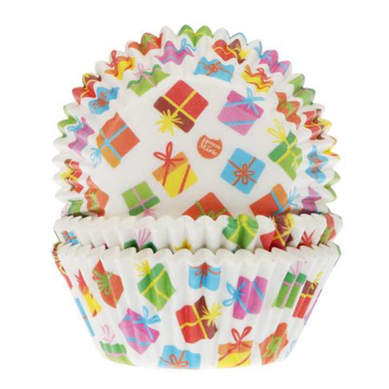 Muffinförmchen Geschenke, 50 Stk.