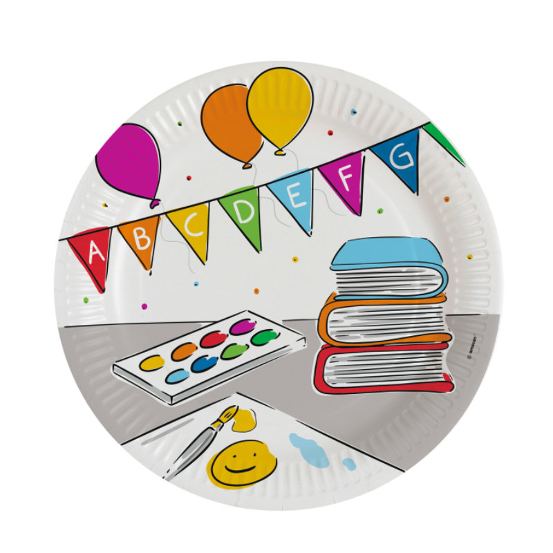 Kindergeburtstag-Partyteller_Schulstart_8_Stk