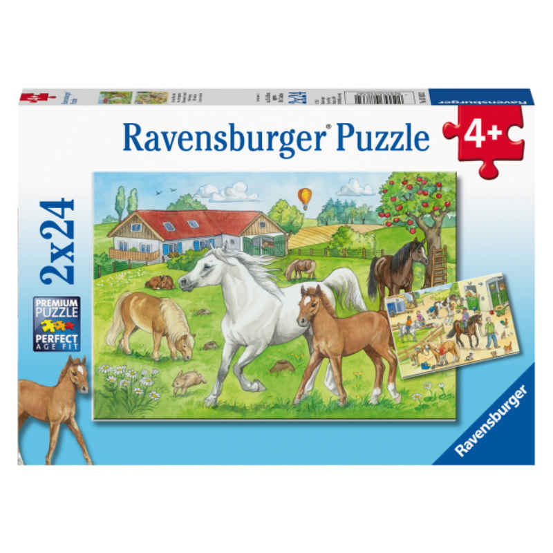 Puzzle Pferdetraum, 2 x 24-tlg.
- Geschenk für Kinder - Geschenk Kindergeburtstag - junior-partyshop.ch
