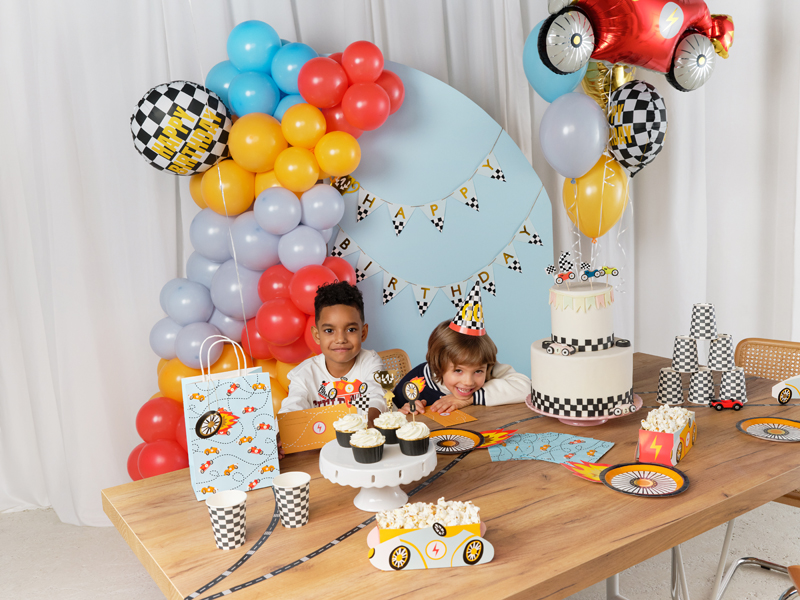 balloons, Birthday, Kuchen, Party, Auto-Thema