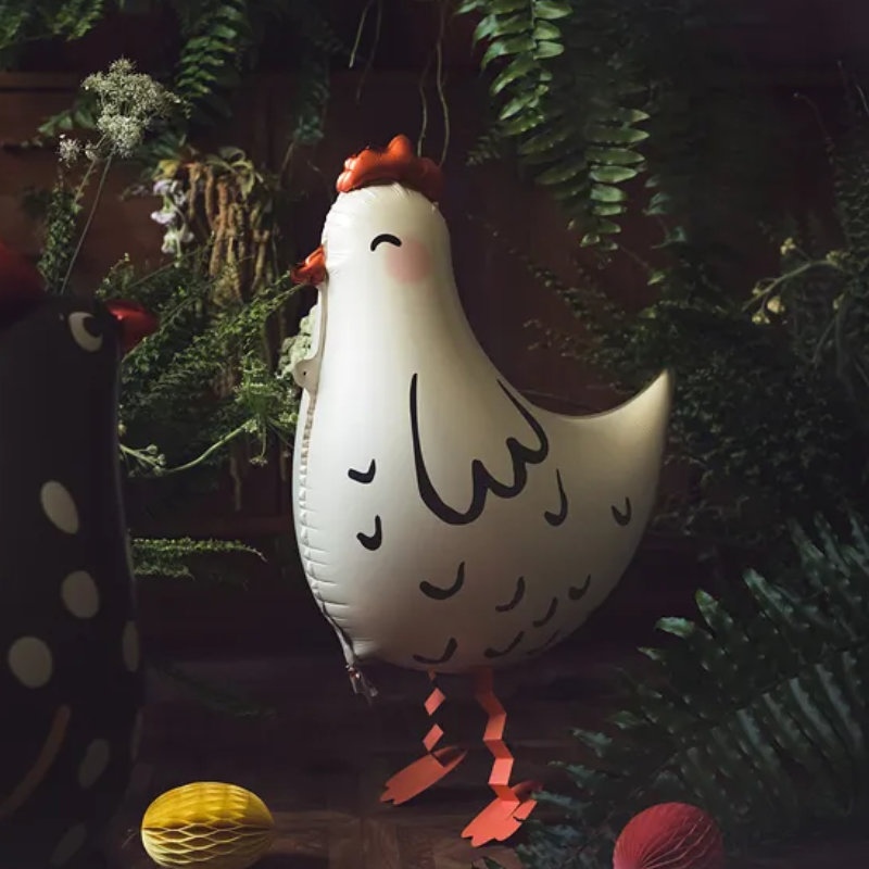 Kindergeburtstag-FOlienballon-Airwalker-Huhn-2