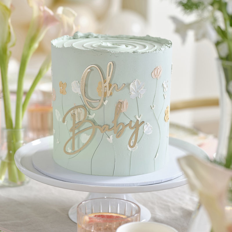 Kindergeburtstag-Cake-Topper-Oh-Baby-Gold-Metal-2
