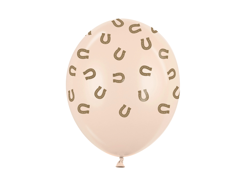 balloon, peach color, U-shape pattern, Luftballon, Partydekoration