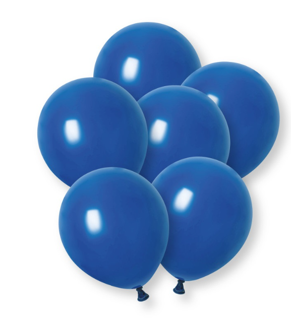 Luftballons dunkelblau, 10 Stk.