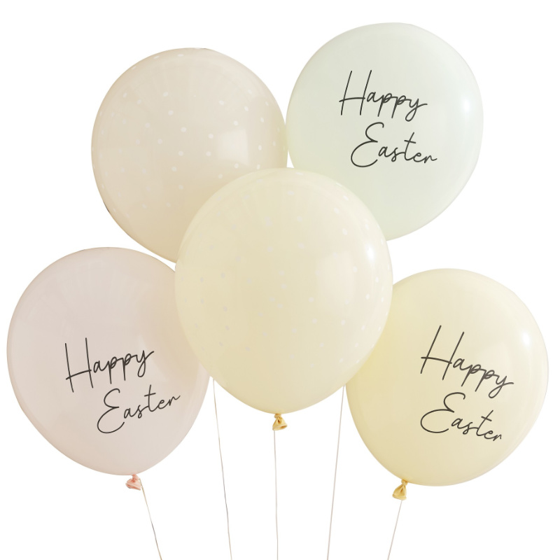 Kindergeburtstag-Luftballons-Pastell-Happy-Easter