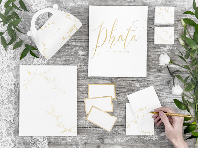 album, photo book, guest book, card set, greeting cards