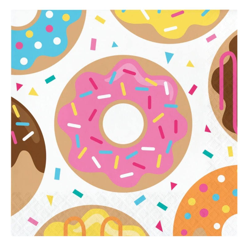 Kindergeburtstag-Servietten-Donut-klein