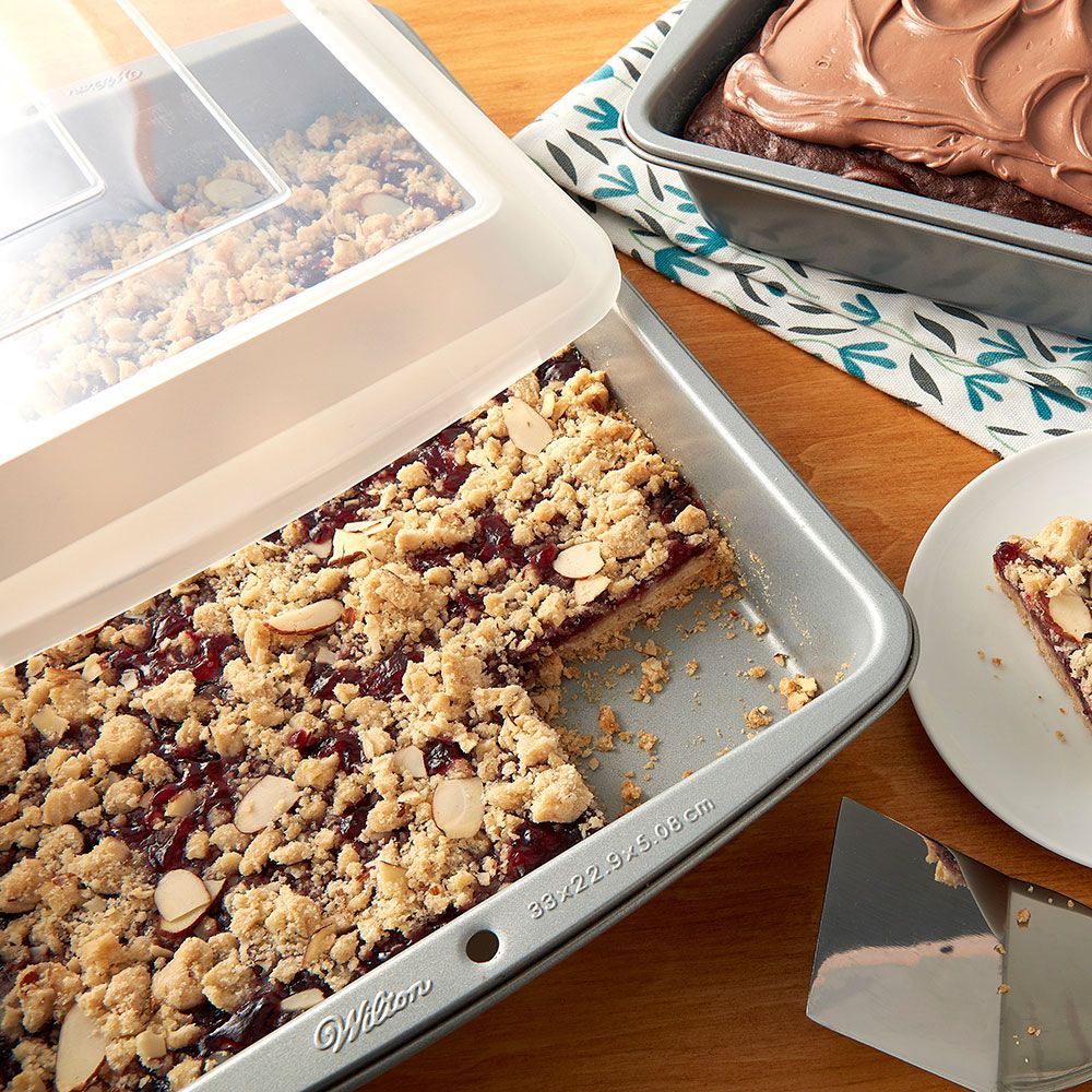 Kuchen, Blechkuchen, Streusel, Beeren, Mandeln