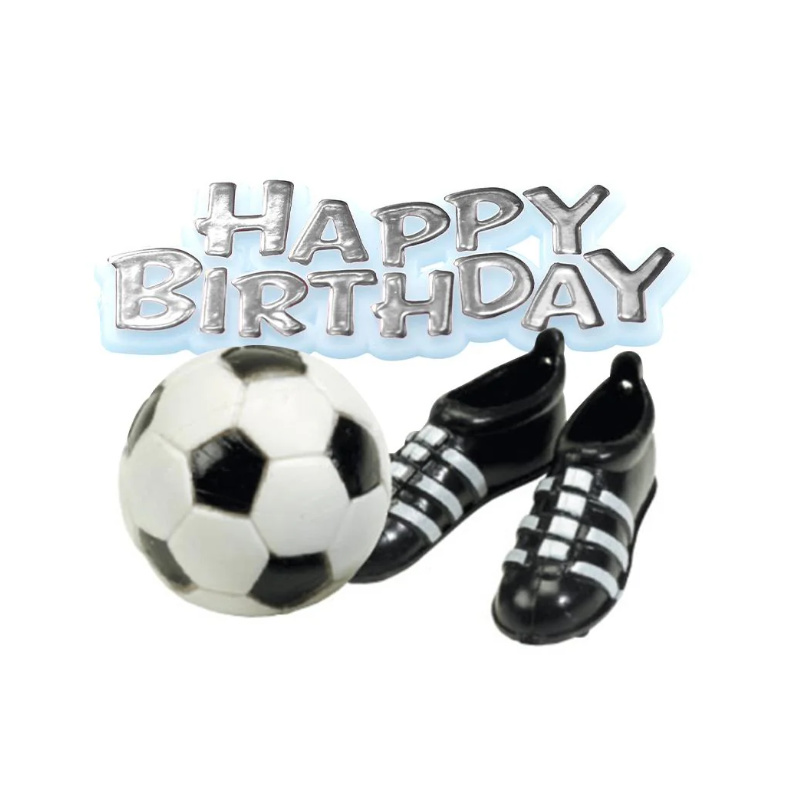 Kindergeburtstag-Cake-Topper-Fussball