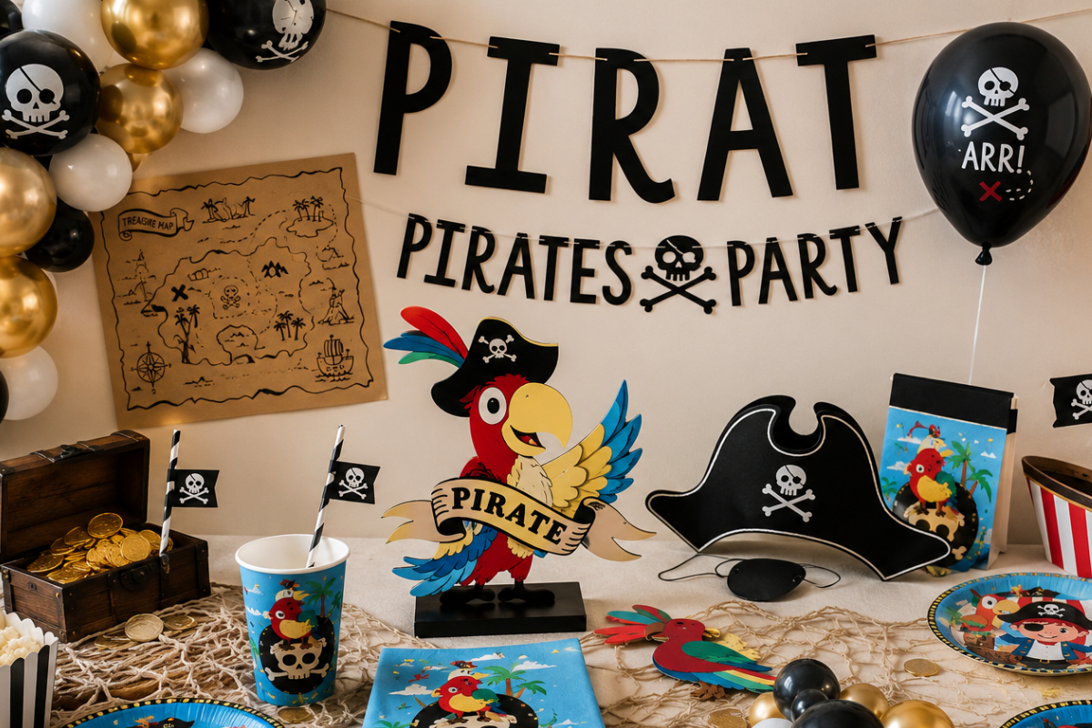 Pirate, Pirate-Party, Dekoration, Ballon, Schatz