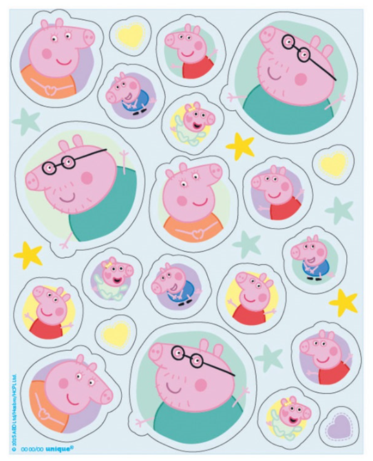 Peppa Pig, Aufkleber, Sticker, Kinderzimmer, Cartoon