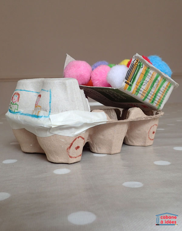 kinderparty camion-boites-oeufs