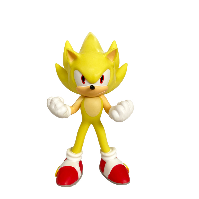 Kindergeburtstag-Tortendeko-Figur-Super-Sonic