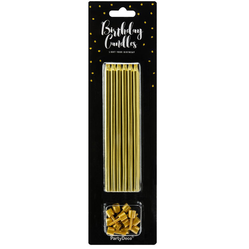 Geburtstagskerzen Gold