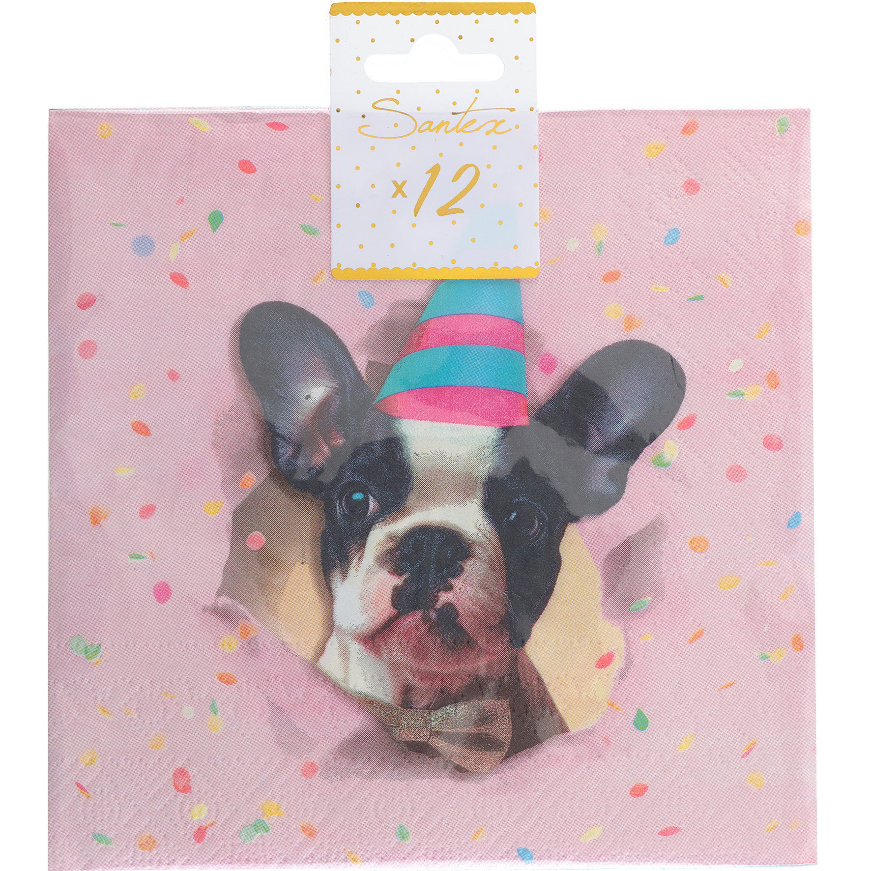 Hund, witzig, Party, Hut, Rosa