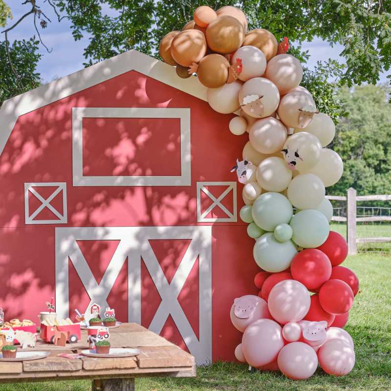 Kindergeburtstag-Ballonbogen_Bauernhof_1