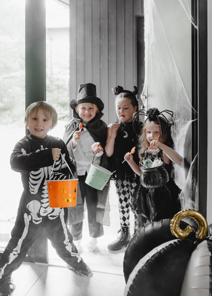 Kinder, Karneval, Kostüm, Halloween, Trickortreat