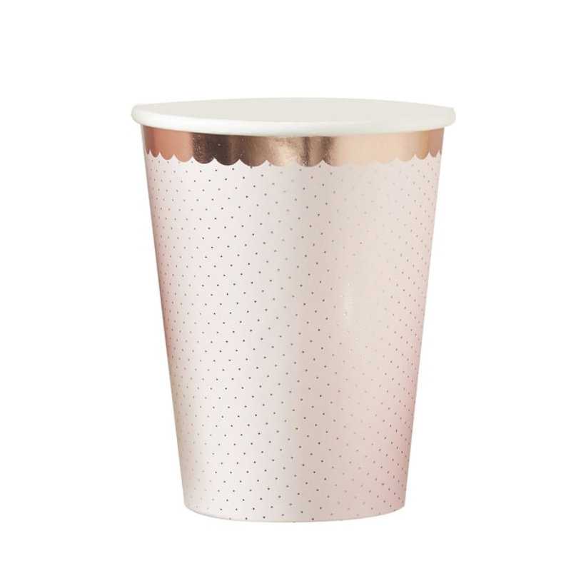 Kindergeburtstag-Partybecher_Rose_Gold_8_Stk_1