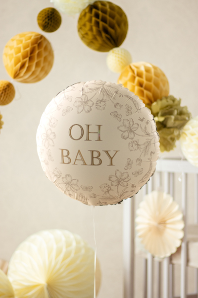 Ballon, Oh Baby Balloon, Girlande, Dekoration, Geburt