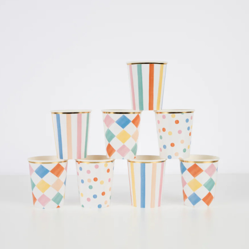Kindergeburtstag-Partybecher_Meri_Farbenfroh_8_Stk