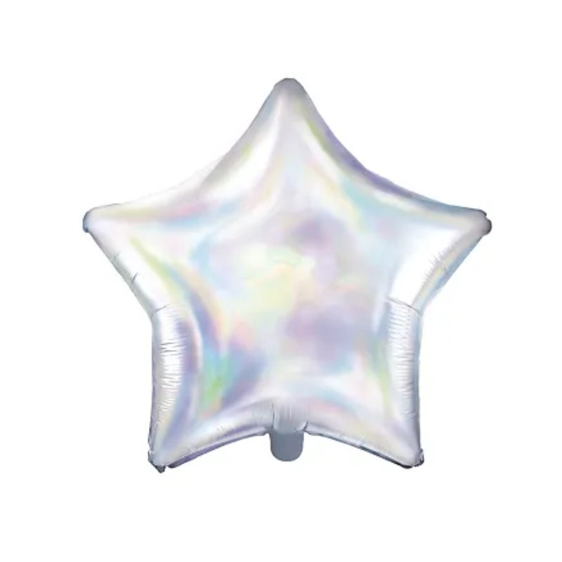 Kindergeburtstag-Folienballon-schillernder-Stern