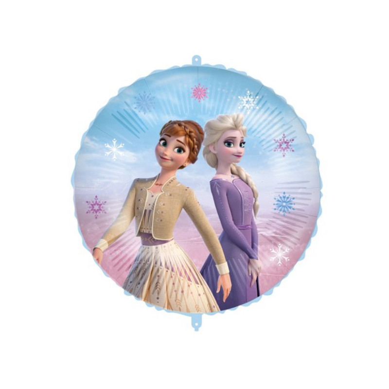 Kindergeburtstag-Folienballon-Frozen-rund