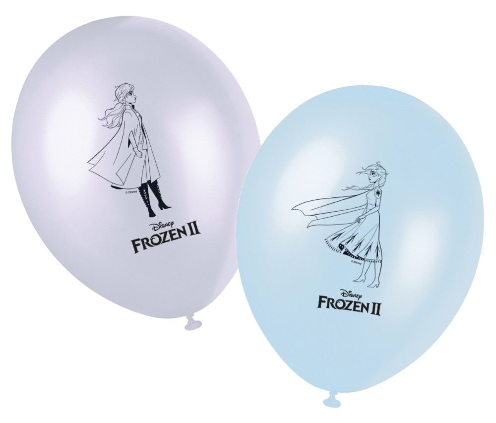 Ballons, Frozen II, Ballonset, Pastellfarben, Disney