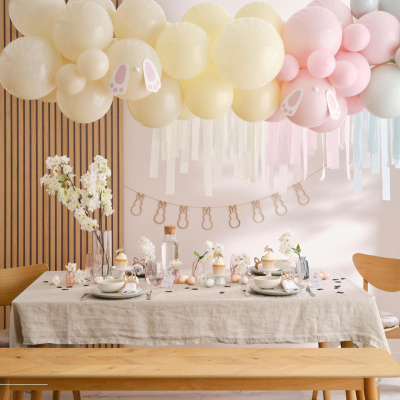 Kindergeburtstag-Ballonbogen-Ostern-2