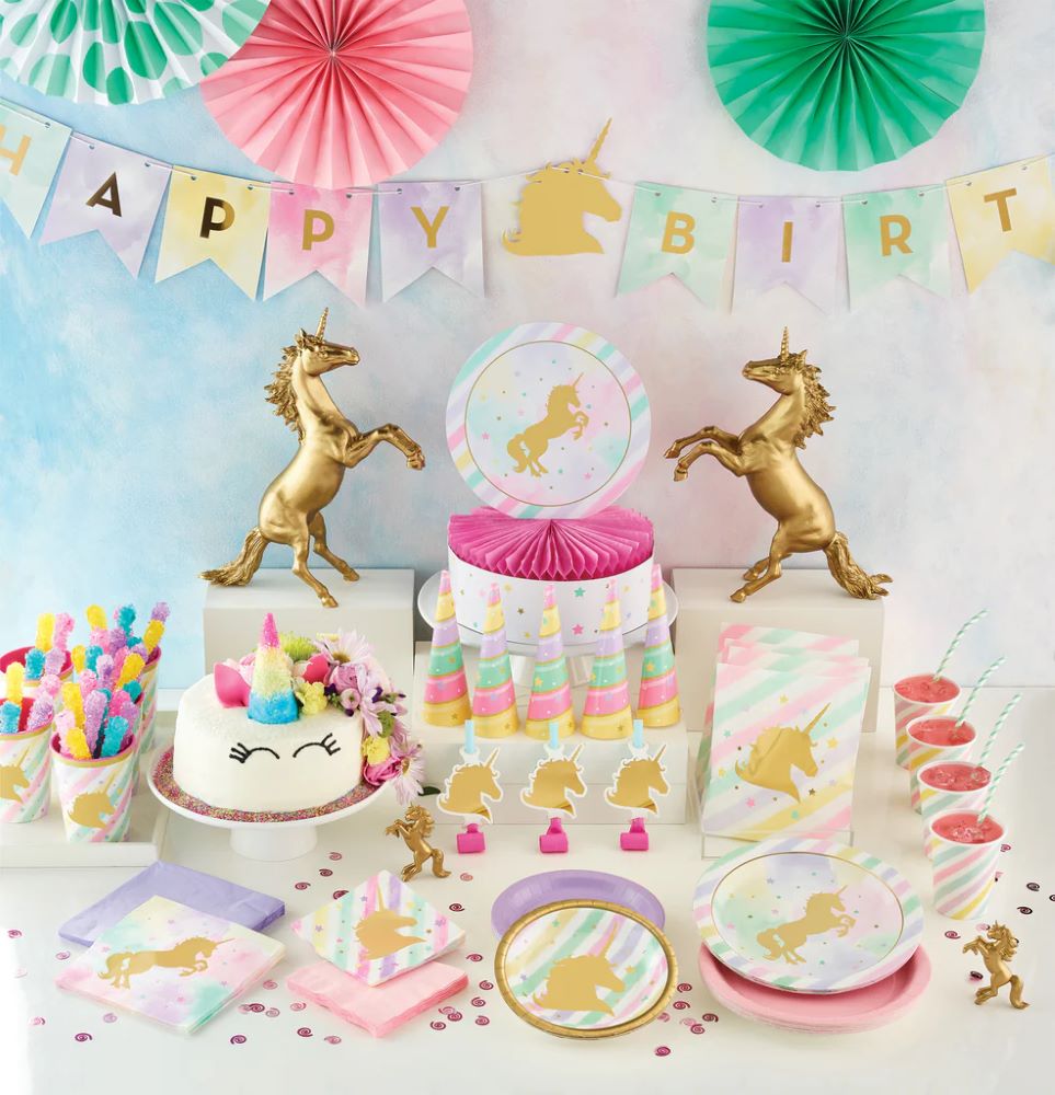 kinderparty 8-golden-unicorn-pappteller-23cm-27Xr87YxIlJKU1_(5)