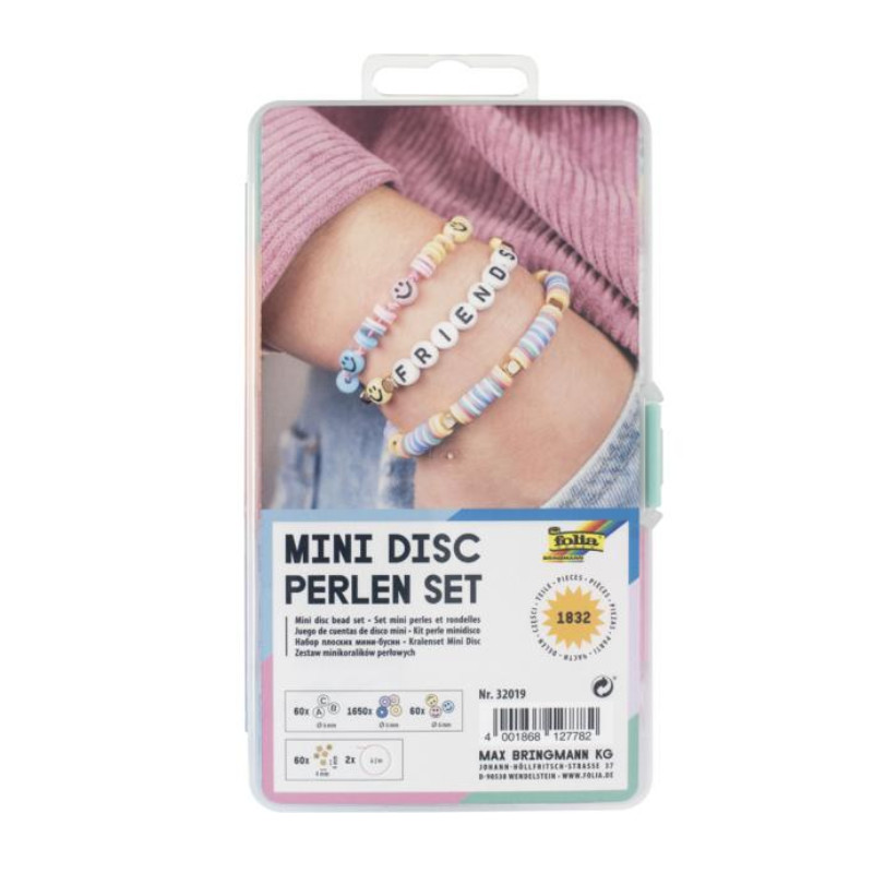 Mini Disc Perlen Set Freundschaftsbänder
- Party Geschenke Kinder Geburtstag - Mitgebsel Kindergeburtstag - kleines Geschenk Kinder -