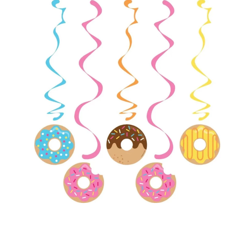 Kindergeburtstag-Hangedekoration-Donuts