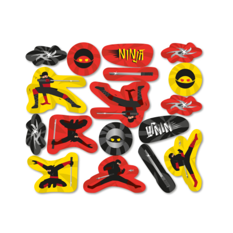 Kindergeburtstag-Konfetti_Ninja_Party_51_Stk