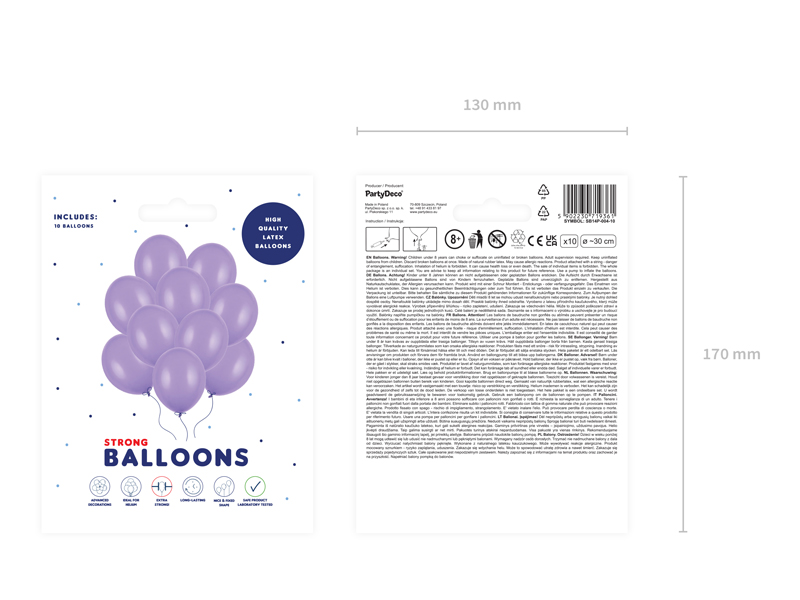 Luftballons, Ballons, Lila, Latexballons, Partydeko