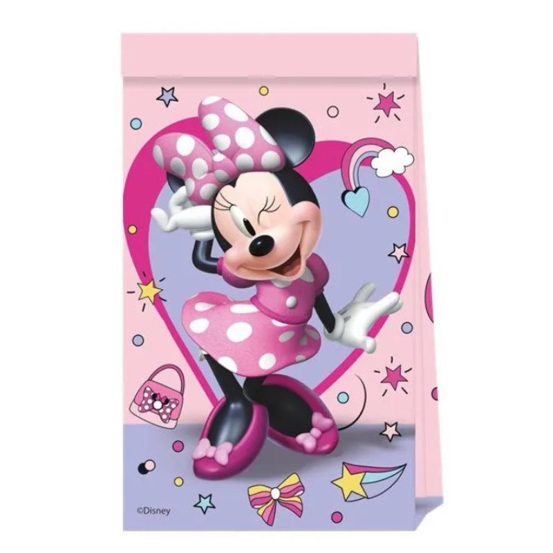 Kindergeburtstag-Partytueten_Papier_Minnie_Maus_4_Stk